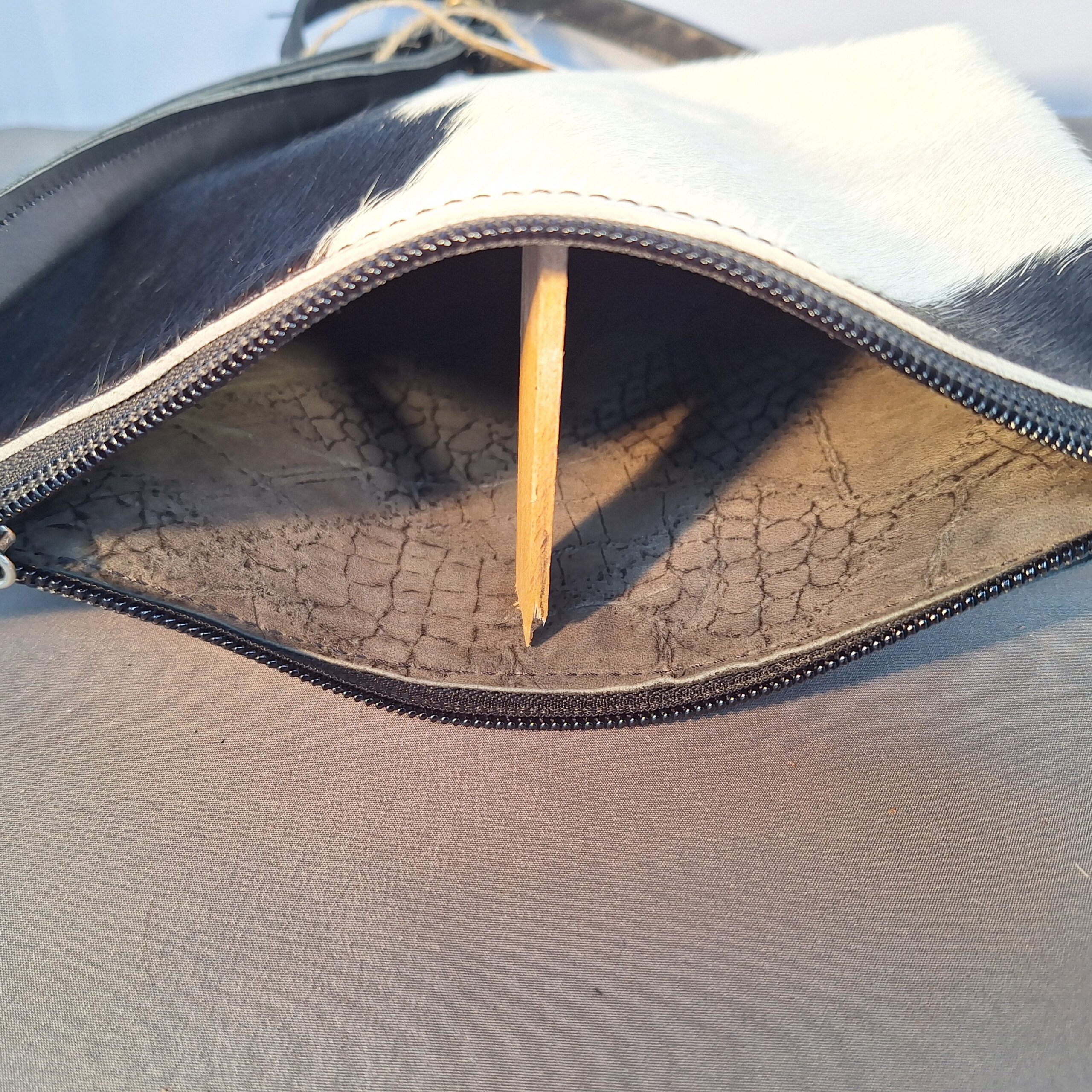 Tas Stoer Zwart/Wit - Afbeelding 2