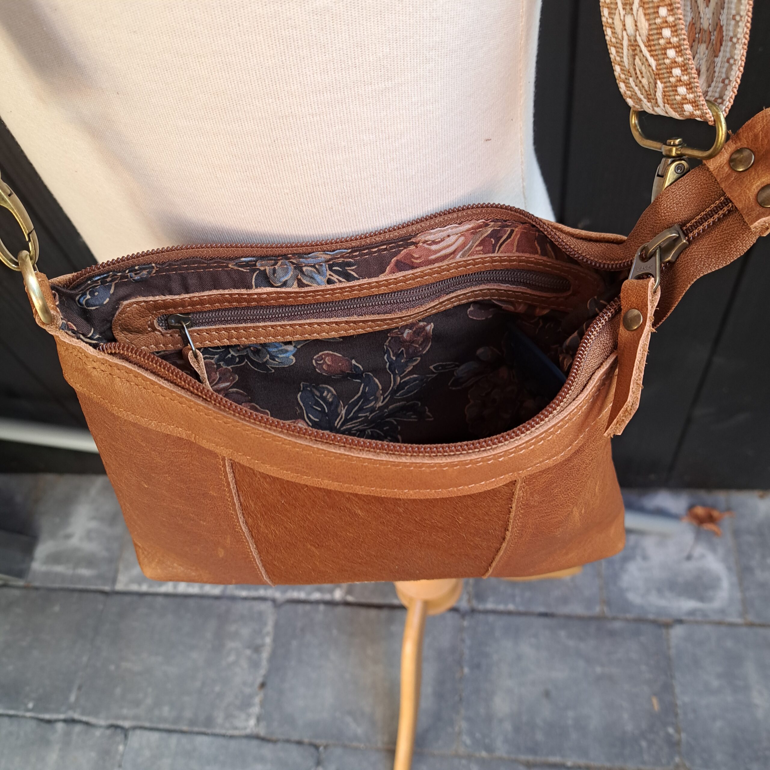 Tas Mooi! Cognac - Afbeelding 2