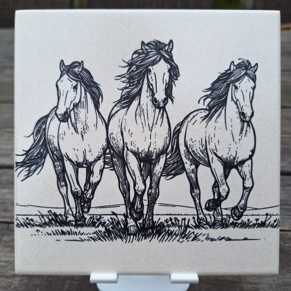 Tegel paarden
