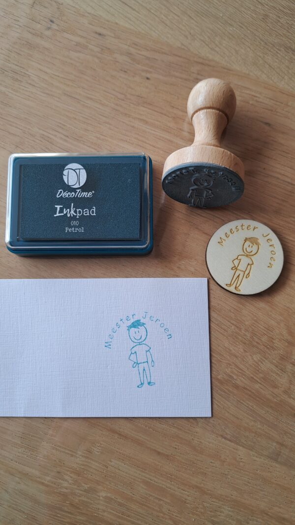 Stempel rond 4cm